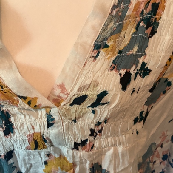 Lucky Brand Smock Front LS Blouse | 1X NWT - Picture 2 of 4